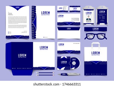 Corporate identity business set template. Blank cd - dvd, business cards, envelope, Folder . Fully editable eps10 vector illustration