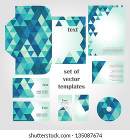 Corporate Identity Business set, set of vector templates for business artworks
