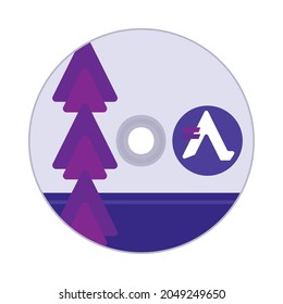 corporate identity cd template icon
