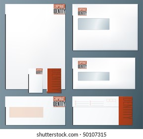 Corporate identity concept template
