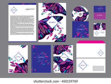 Corporate identity design. "butterfly"