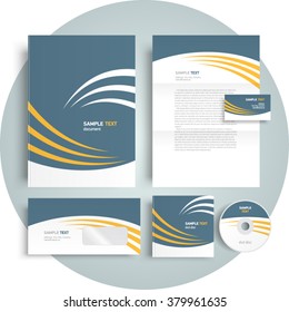 Corporate identity design template