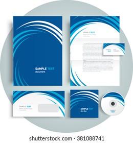 Corporate identity design template