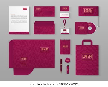 Corporate Identity Design. Vector Illustration