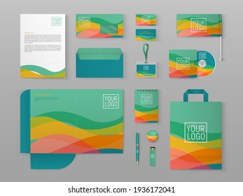 Corporate identity design. Vector illustration