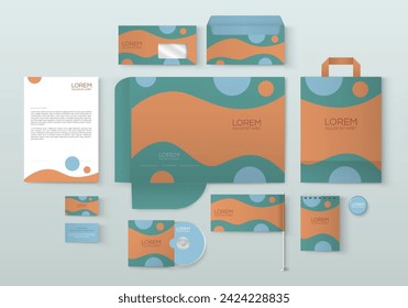 Corporate identity design. Vector illustration