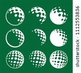 corporate identity golf ball iconic graphic golf balls sport