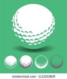 corporate identity golf ball iconic graphic golf balls sport