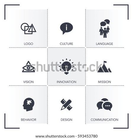 CORPORATE IDENTITY ICON SET