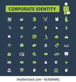 iconos de identidad corporativa
