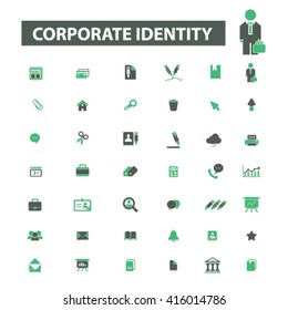 iconos de identidad corporativa
