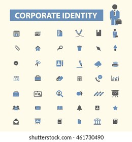 iconos de identidad corporativa