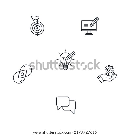 corporate identity icons set . corporate identity pack symbol vector elements for infographic web