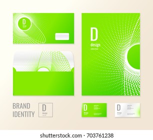 Corporate identity. The layout templates for your design. Vector illustration.
