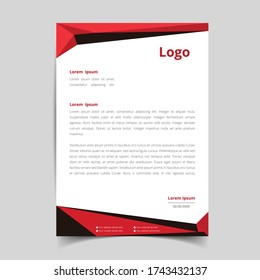 corporate identity letterhead template for your business, Vector company style. full vector