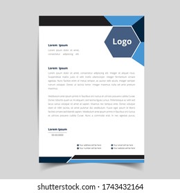 corporate identity letterhead template for your business, Vector company style. full vector