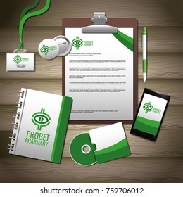Corporate identity mock up