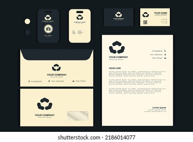 corporate identity mockup template design