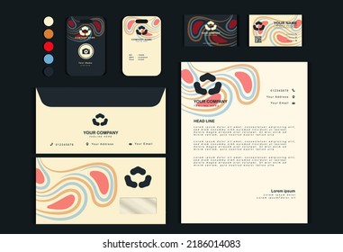 corporate identity mockup template design