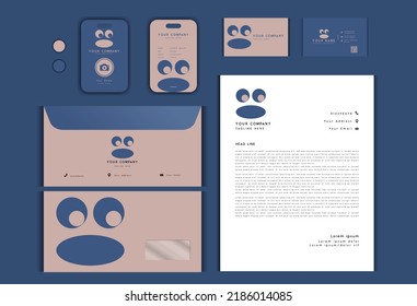 corporate identity mockup template design