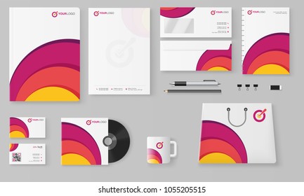 Corporate Identity. Professional Business Branding Kit including Letter Head, Web Banner or Header, Notepad and other objects.