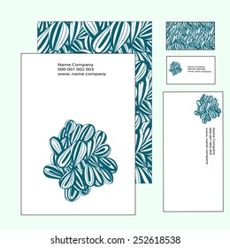 Corporate identity set for business - Vector Illustration