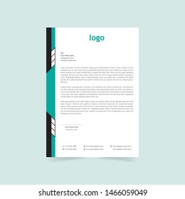 Corporate identity set or kit for your business. Letterhead templates. Vector format, editable, place for text