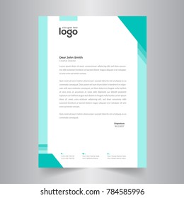 Corporate identity set or kit for your business. Letter templates. Vector format, editable, place for text