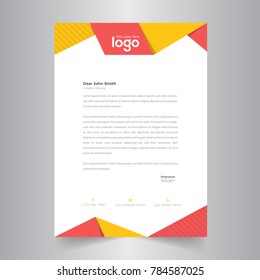 Corporate identity set or kit for your business. Letter templates. Vector format, editable, place for text