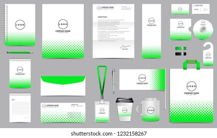 Corporate Identity Set. Stationery Template Design Kit. Branding Template Editable Brand Identity pack with abstract background for Business Company and Finance Vector eps 10 