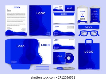 Corporate Identity Set. Stationery Template Design Kit. Branding Template for Business Company and Finance Vector