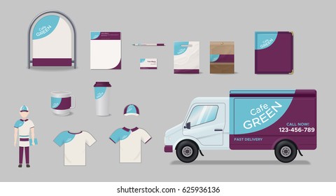 Corporate Identity Template Set 1 Logo Stock Vector (Royalty Free ...