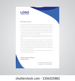 Corporate Identity Set for your business. Letter templates. Vector format, editable