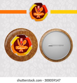 corporate identity sheet menu Restaurant Background coffee beans