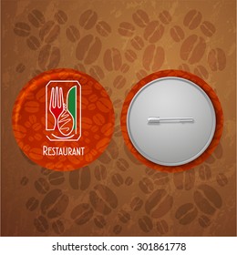 corporate identity sheet menu Restaurant Background coffee beans brown