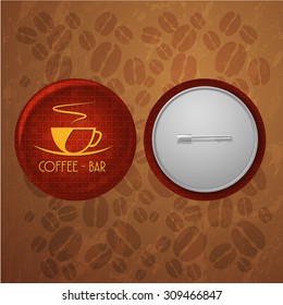corporate identity sheet menu Restaurant Background coffee beans brown