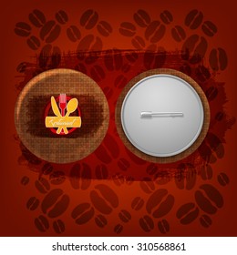 corporate identity sheet menu Restaurant Background coffee beans