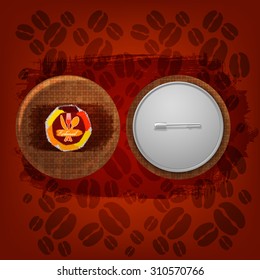 corporate identity sheet menu Restaurant Background coffee beans