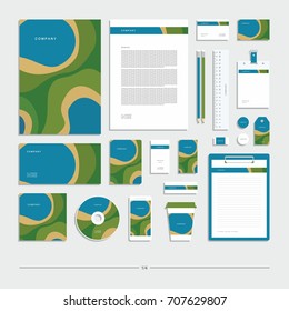 Corporate identity, stationery set.