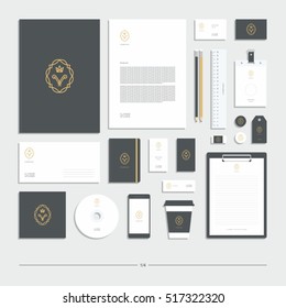 Corporate identity, stationery set, sign, symbol.