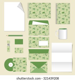 corporate identity. stationery template design. Documentation for business. Vector illustration