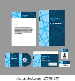 Corporate identity template. 