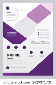 Corporate identity template with business card. Vector design.
