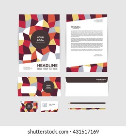 Corporate Identity Template. Business stationery