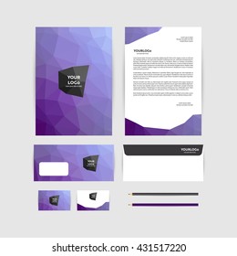 Corporate Identity Template. Business stationery
