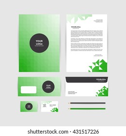 Corporate Identity Template. Business stationery