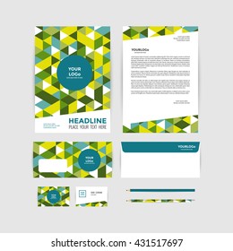 Corporate Identity Template. Business stationery