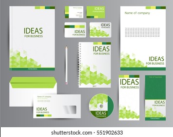 Corporate Identity Template Design. Business Stationery.