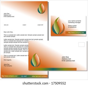 Corporate identity template, easy to edit