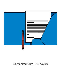corporate identity template folder and pen letterhead documentation for business